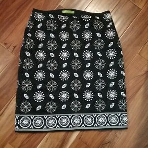 Sigrid Olsen Embroidered Beaded Skirt